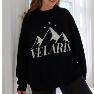 Black ACOTAR Velaris Mountain Sweater